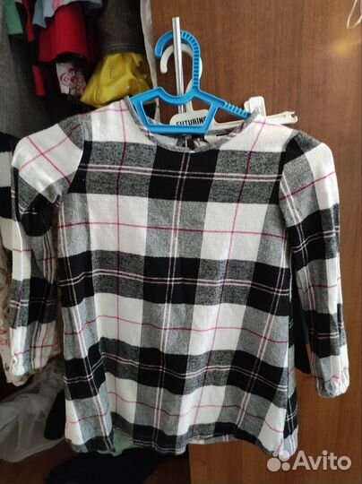 Платье для девочки теплое 3-4 года