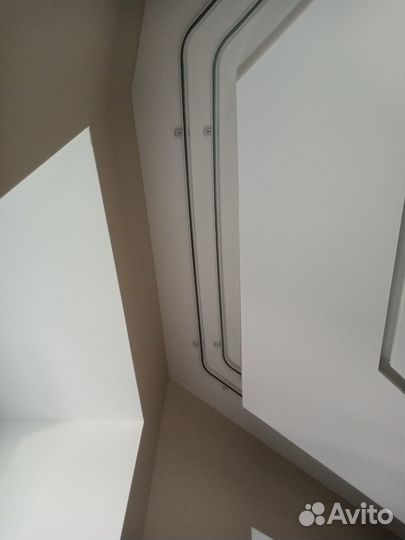 Карниз (гардина) для штор эркерный, арочный гибкий