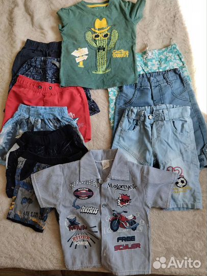 Одежда и обувь пакетом на мальчика 2-3 лет