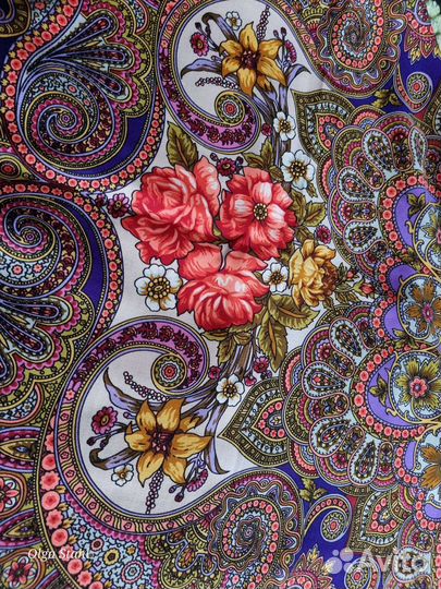 Василиса Павловопосадская шаль платок