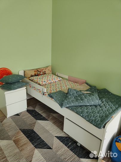Детская кровать IKEA Слэкт