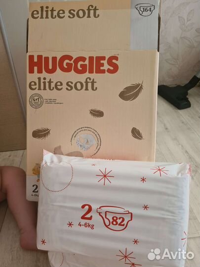 Подгузники Huggies Elite Soft 2