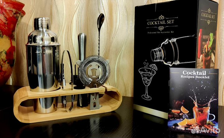 Подарочный коктейльный набор бармена