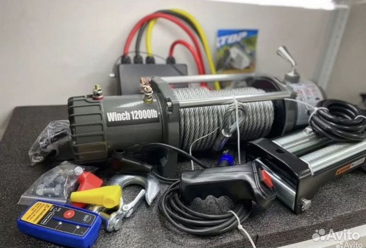 Лебедка электрическая автомобильная 12000 Lbs