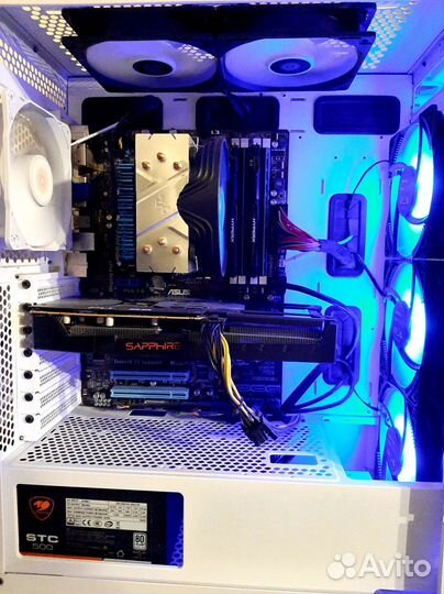 Игровой компьютер с монитором полный комплект