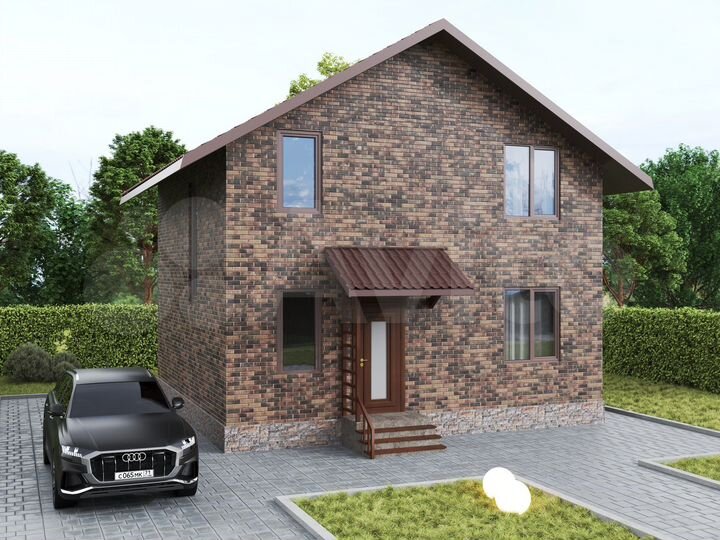 Дом 128 м² на участке 4 сот.