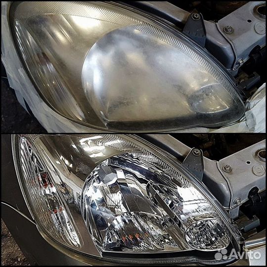 Детейлинг: полировка фар на выезд