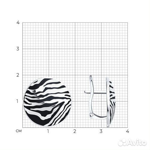 Серьги sokolov из серебра, 94027080