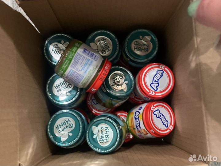 Овощное пюре агуша+ фрутоняня