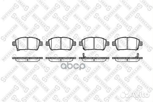 982 002-SX 971 02 колодки дисковые п Toyota C