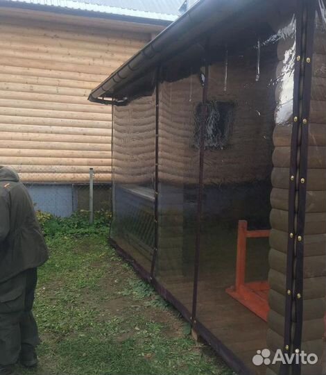 Мягкие окна для беседки