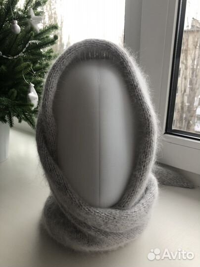 Бактус и шапка из пуха норки