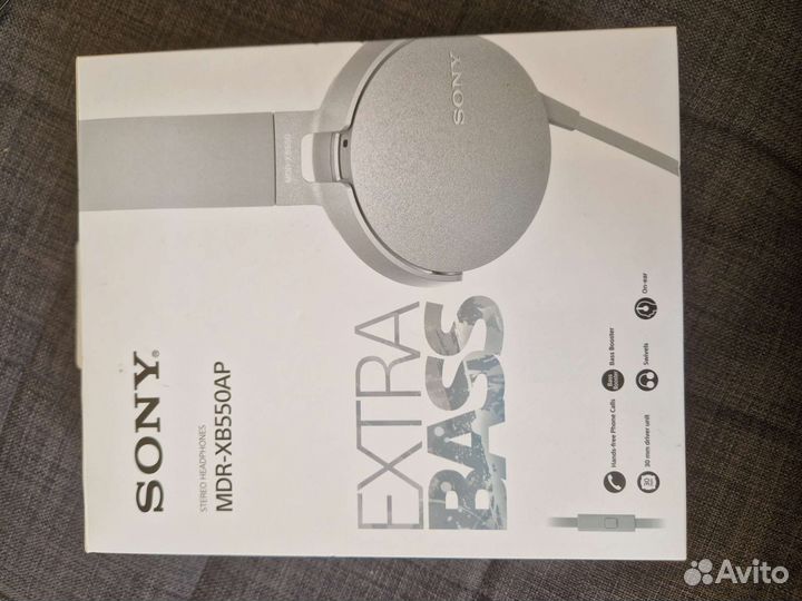 Наушники sony mdr xb550ap