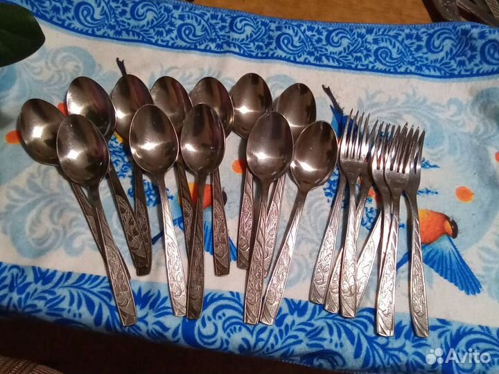 Ложки, вилки, шумовка и другое