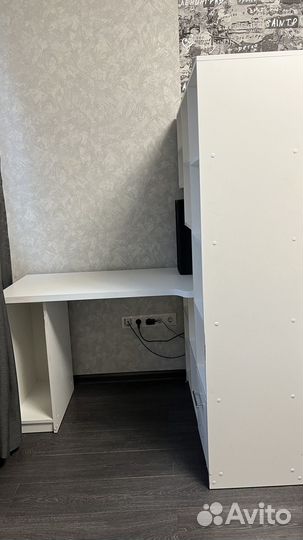 Стеллаж с компьютерным столом