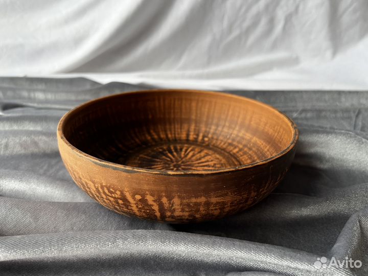 Салатник из глины