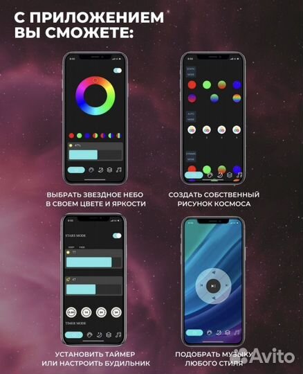 Новый проектор звездного неба,блютуз колонка