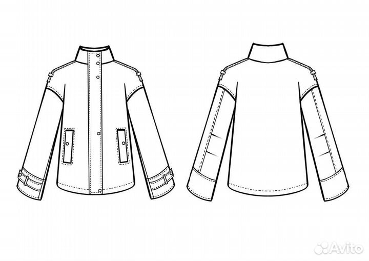 Технические и художественные эскизы одежды