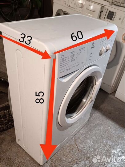 Узкая Стиральная машина Индезит (indesit)