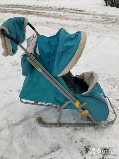 Коляска санки