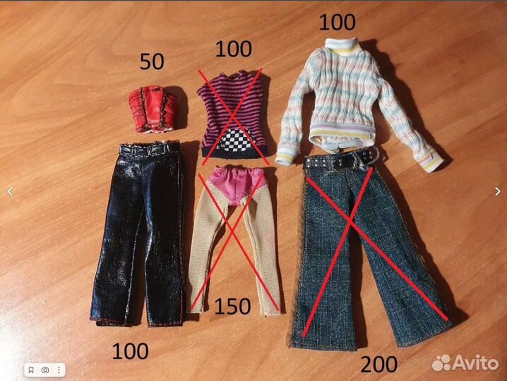 Обувь и одежда для кукол Bratz/Moxie