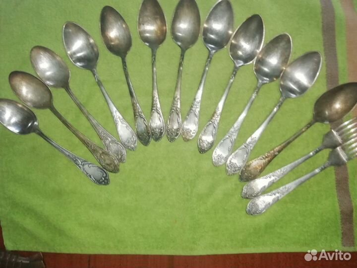 Мельхиоровые столовые приборы