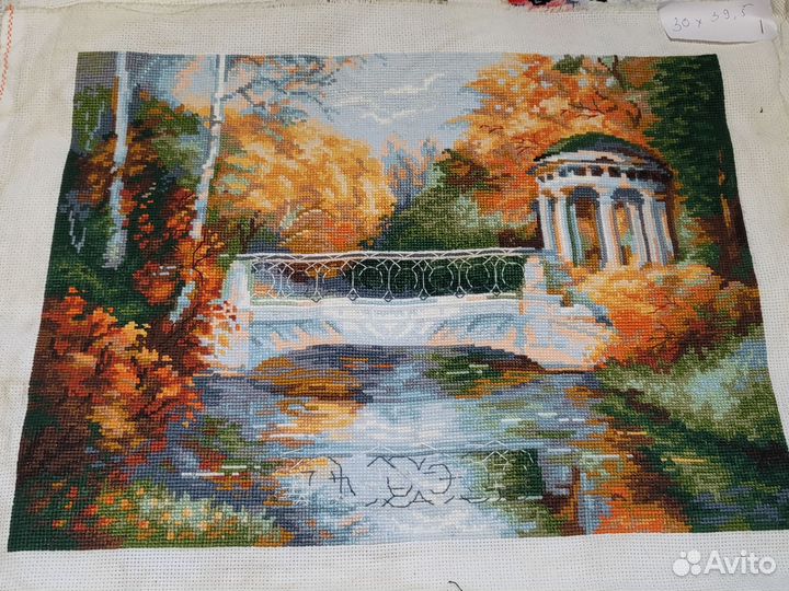 Вышивка крестом без рамки