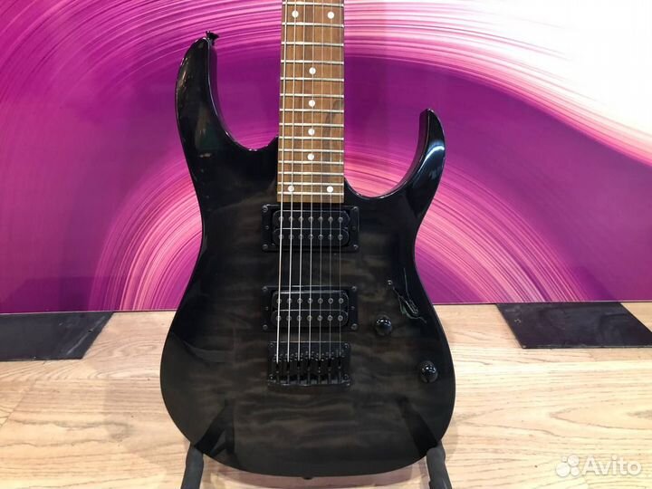 Cемиструнная электрогитара Ibanez GRG7221QA-TKS