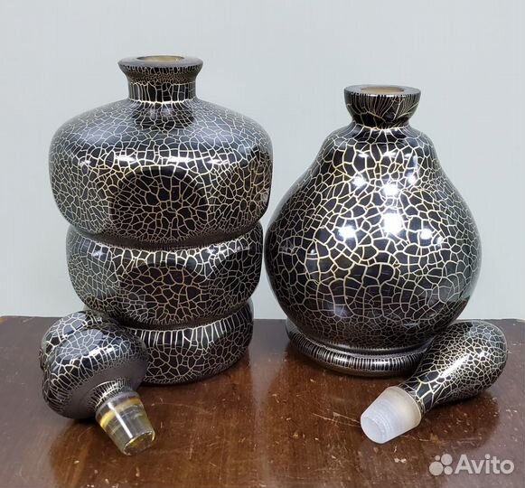 Коньячный набор стекло авторская работа