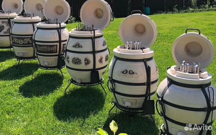 Тандыр Аполлон с откидной крышкой Новый