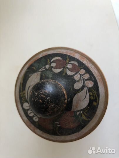 Шкатулка Хохломская Роспись 1950-е годы Клеймо