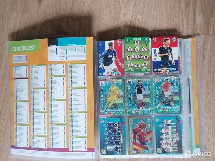 Коллекционные карточки uefa euro 2020 Panini