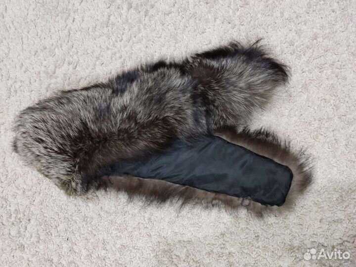 Воротник из чернобурки