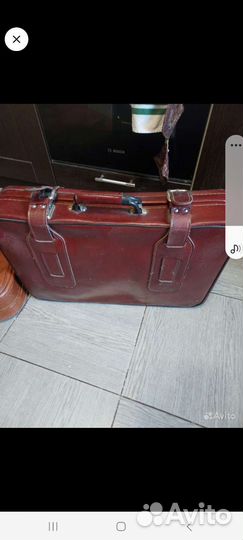 Кожаные чемоданы СССР