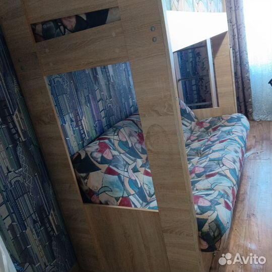 Двухъярусная кровать с диваном бу