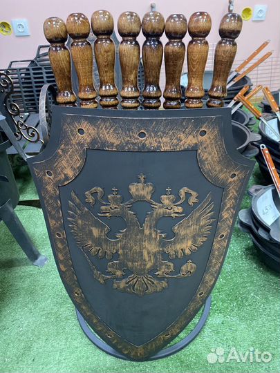 Шампурница Щит Герб РФ подарки Красноярск
