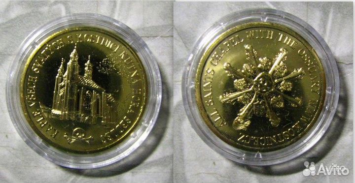 Сувенирные монеты. жетон, знак рубля