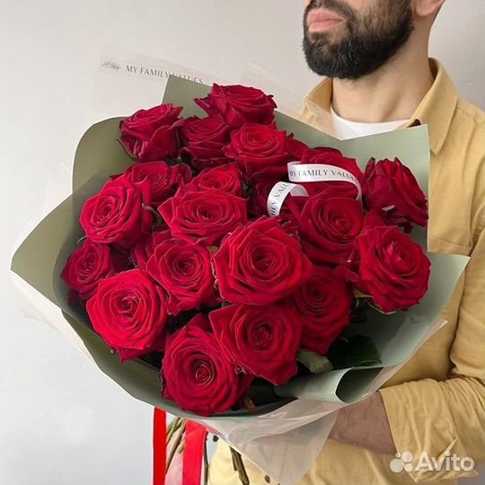 Букет из красных роз