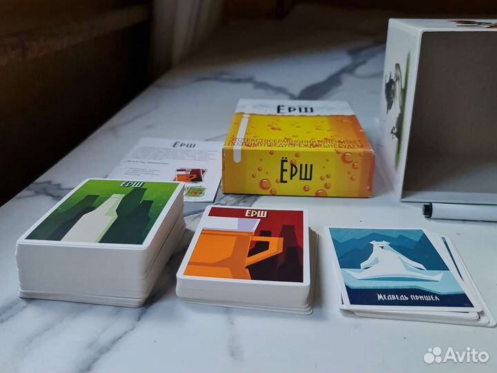 Веселые настольные игры Ерш и Опята настолки