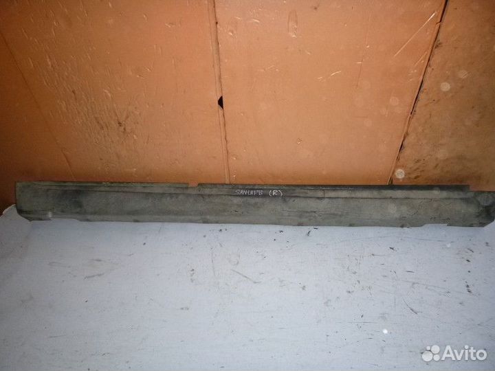 Накладка на порог правая hyundai santa FE (SM) 200