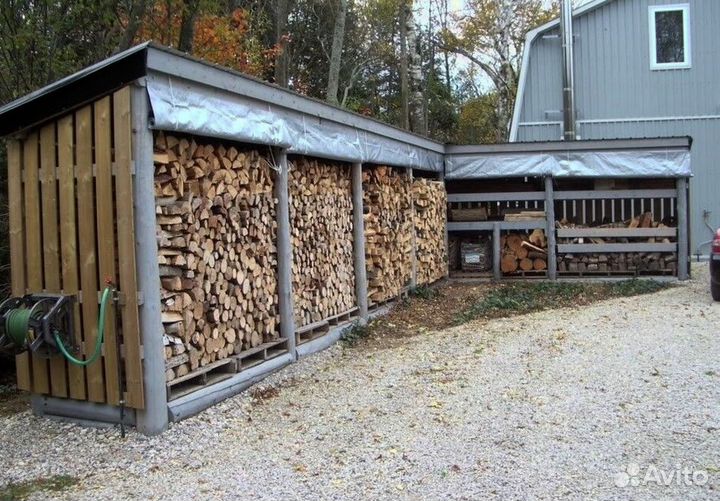 Дрова подсушенные