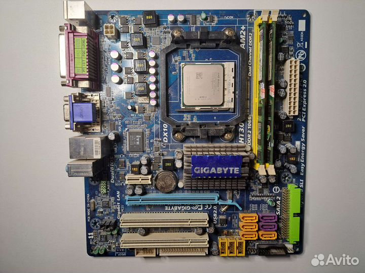 Материнская плата AM2+ комплект