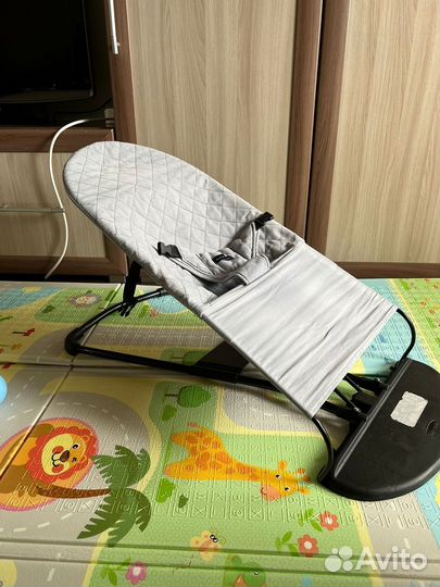 Детский шезлонг качалка