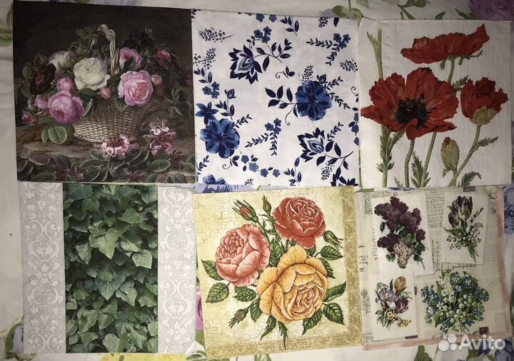 Салфетки и карты для декупажа
