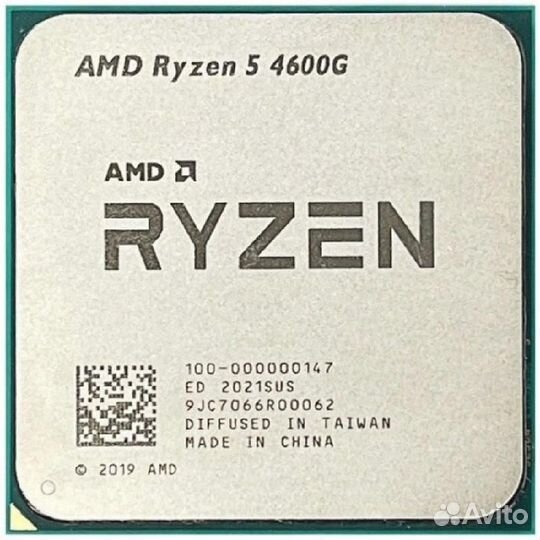 Процессор AMD ryzen 5 4600G BOX (Renoir, 7nm, C6/T