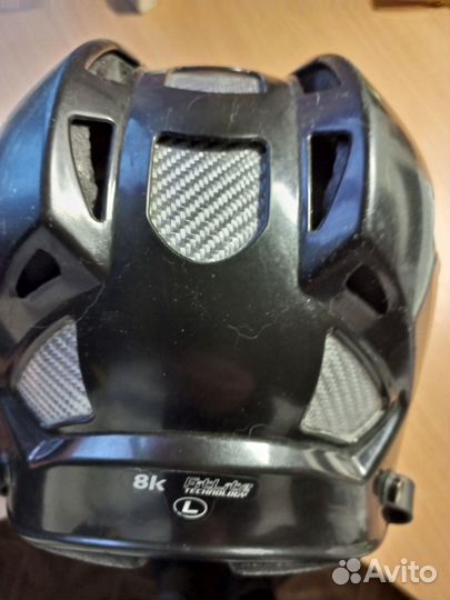 Шлем хоккейный reebok 8 k L черный