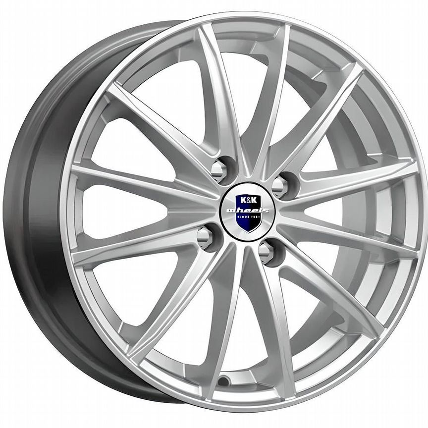 Диски K&K Пойнт Бланк 6x15 4x100 ET50 D60.1 Дарк платинум
