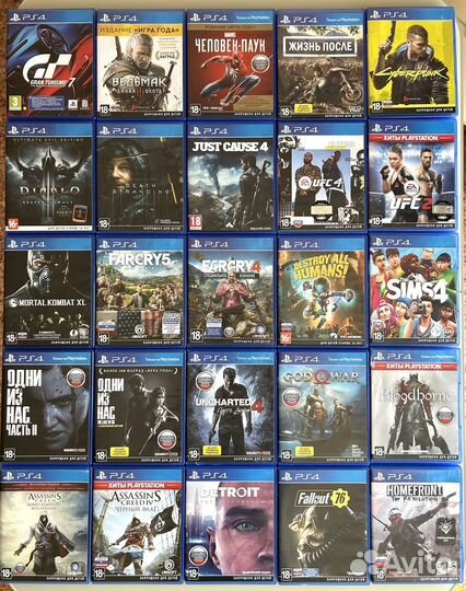 Sony playstation 4 диски