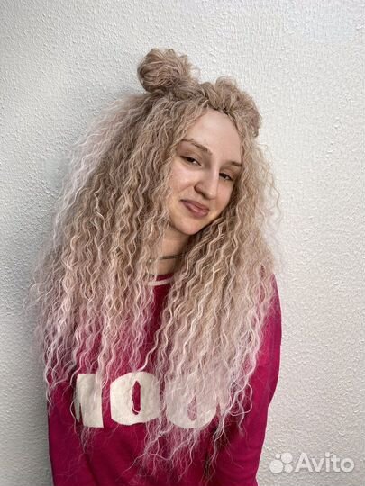 Афрокосы, косы с канекалоном