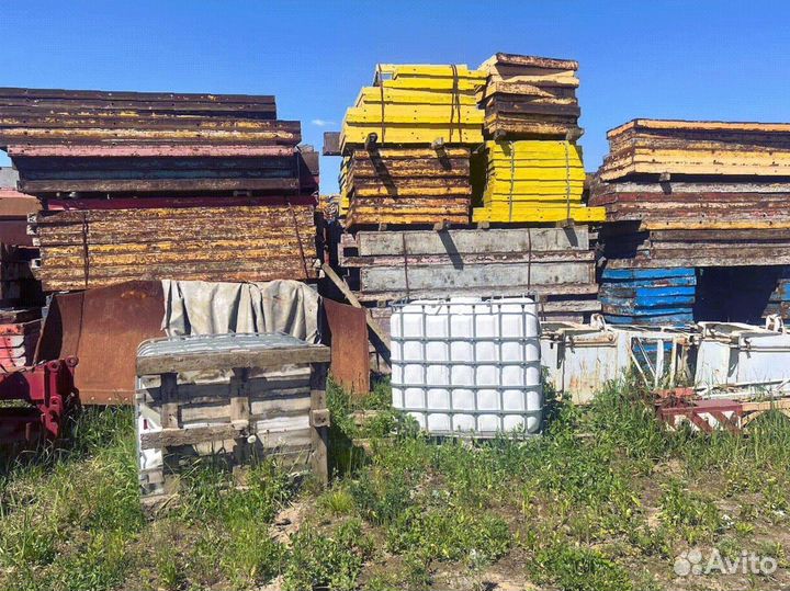 Щитовая опалубка б/у